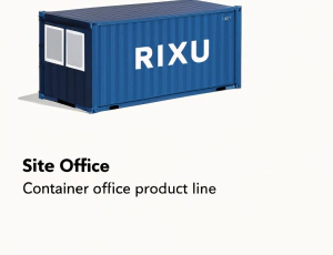RIXU 20ft Modified Site Office Container Anthracite
